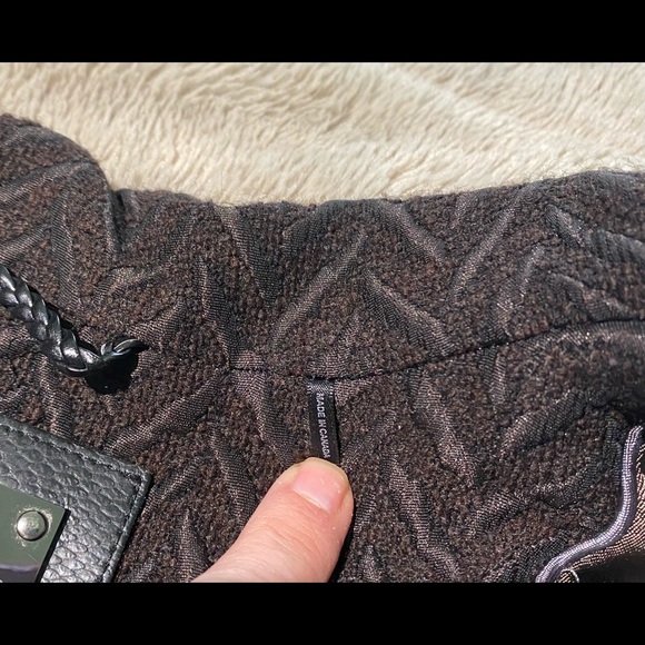 Mackage NWOT chevron belted waist wool coat - Picture 15 of 16